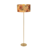 Lucide TANSELLE - Stojací retro lampa - Ø40 cm - 1xE27 - Květovaný vzor