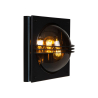 Lucide PRIVAS - venkovní nástěnné svítidlo - 2xE27 - IP44 - černé