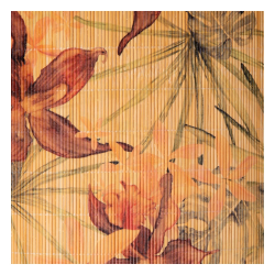 Lucide TANSELLE - Stojací retro lampa - Ø40 cm - 1xE27 - Květovaný vzor