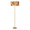 Lucide TANSELLE - Stojací retro lampa - Ø40 cm - 1xE27 - Květovaný vzor