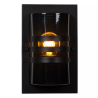 Lucide PRIVAS - nástěnné venkovní svítidlo - 1xE27 - IP44 - černé