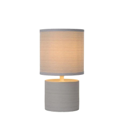 Lucide GREASBY - stolní lampa - Ø 14 cm - Šedá 47502/81/36