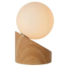 Lucide LEN - stolní lampa - Ø 10 cm - G9 - světlé dřevo 45561/01/72