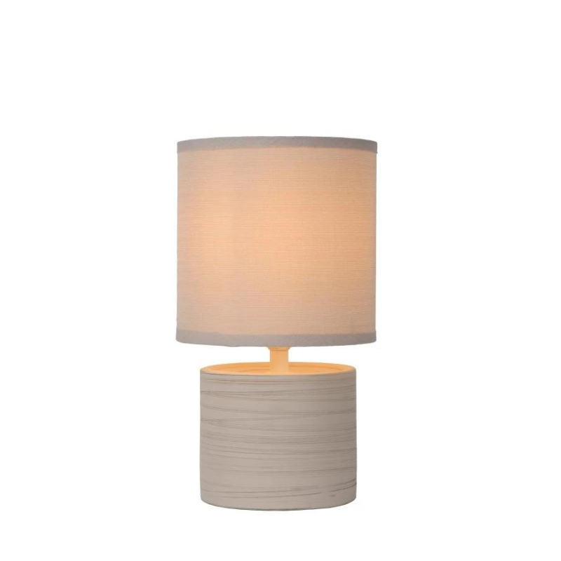 Lucide GREASBY - stolní lampa - Ø 14 cm - Krémová 47502/81/38