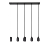 Lucide EVORA - Pendant light - ? 10 cm - 5xGU10 - Black