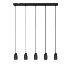 Lucide EVORA - Pendant light - ? 10 cm - 5xGU10 - Black