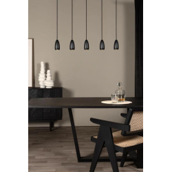 Lucide EVORA - Pendant light - ? 10 cm - 5xGU10 - Black