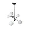 Lucide ALARA - Pendant light - D72 cm - LED - G4 - 6x1,5W 2700K - Black