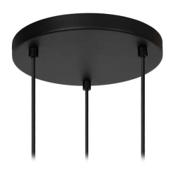 Lucide EVORA - Pendant light - D25 cm - 3xGU10 - Black