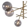 Lucide ALARA - Pendant light - D72 cm - LED - G4 - 6x1,5W 2700K - Gold