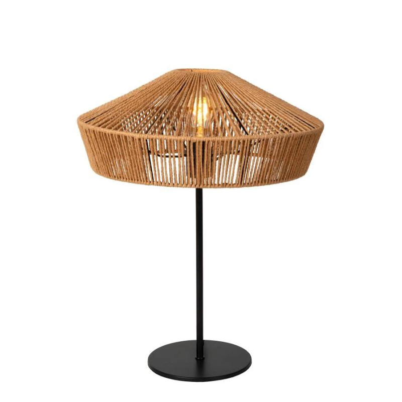 Lucide YUNKAI stolní lampa Ø 40 cm 1xE27 světlé dřevo