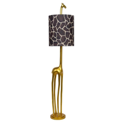 Lucide MISS TALL stojací lampa Ø35 cm 1xE27 zlatá