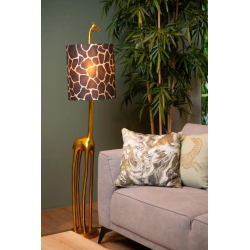 Lucide MISS TALL stojací lampa Ø35 cm 1xE27 zlatá