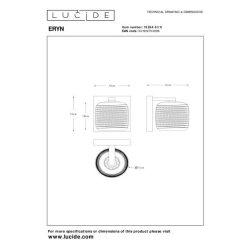 Lucide 70284/01/11 ERYN svítidlo nástěnné 1xG9/42W 