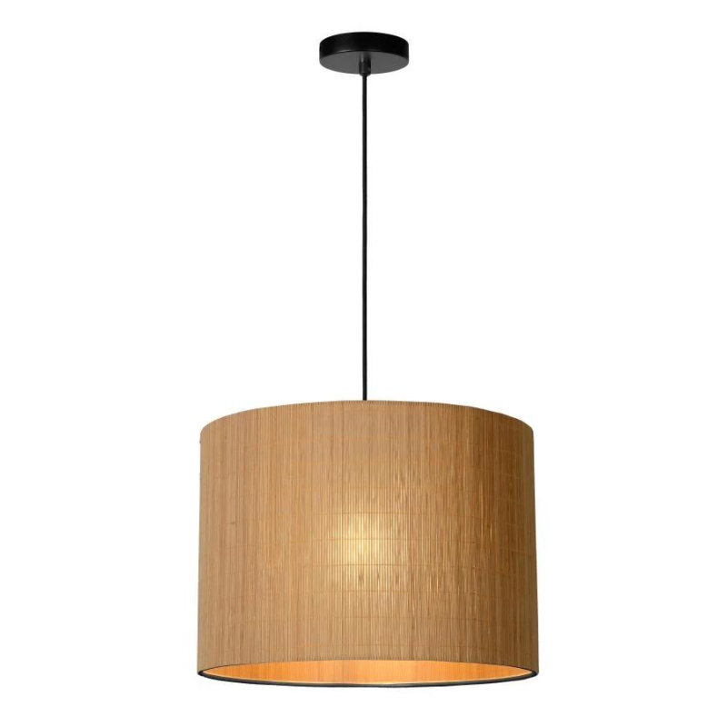 Lucide MAGIUS závěsné svítidlo Rattan E27/40W černá/natur Lucide MAGIUS závěsné svítidlo Rattan E27/40W černá/natur