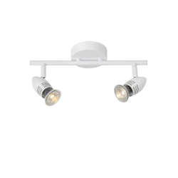 Lucide CARO-LED - stropní svítidlo - LED - GU10 - 2x5W 2700K - Bílá 13955/10/31