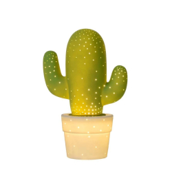 Lucide CACTUS - stolní lampa - Ø 20 cm - Zelená 13513/01/33