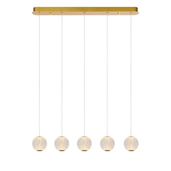 Lucide CINTRA - Pendant light - LED - 5x4,7W 2700K - Transparant