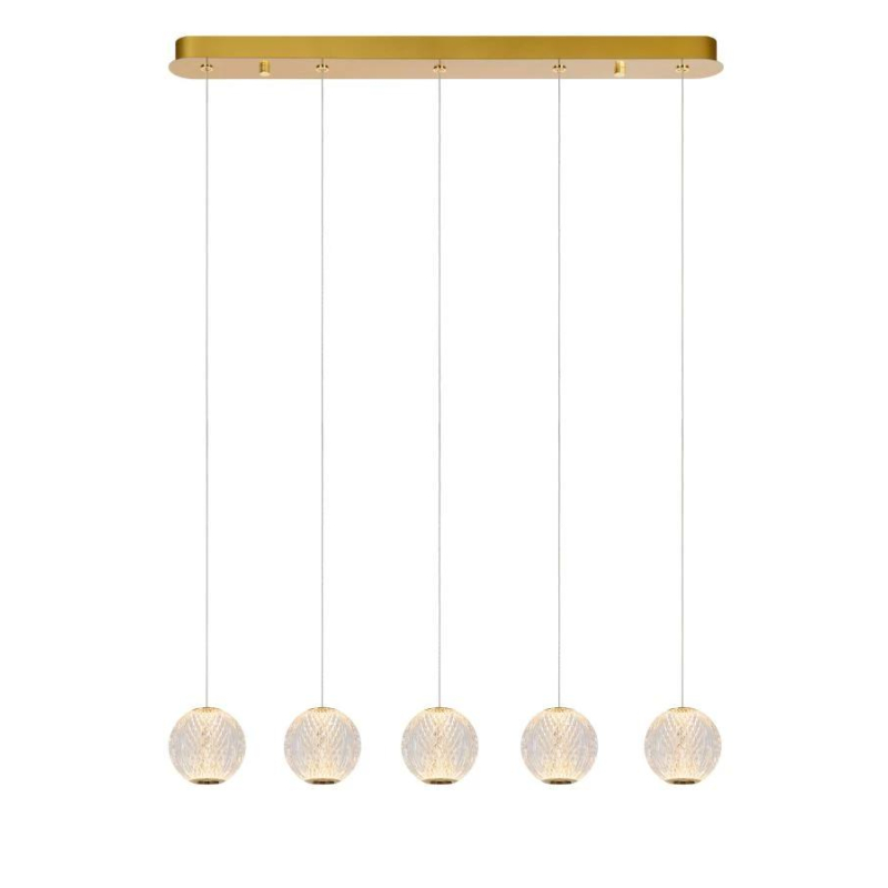 Lucide CINTRA - Pendant light - LED - 5x4,7W 2700K - Transparant