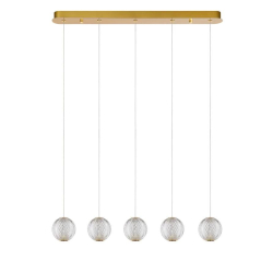 Lucide CINTRA - Pendant light - LED - 5x4,7W 2700K - Transparant