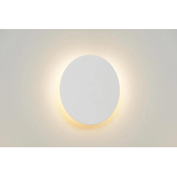 Lucide EKLYPS LED - nástěnné svítidlo - Ø 15 cm - LED - 1x6W 3000K - Bílá 46201/06/31