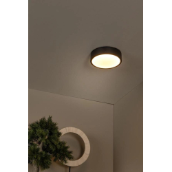 Lucide UNAR stropní LED  svítidlo Ø 20 cm 1x12W 2700K černá