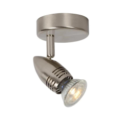 Lucide CARO-LED - přisazené bodové svítidlo - Ø 9 cm - LED - GU10 - 1x5W 2700K - Chrom 13955/05/12