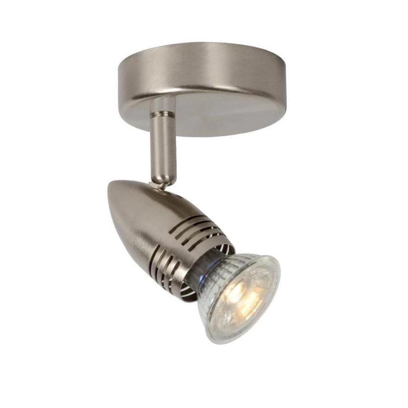 Lucide CARO-LED - přisazené bodové svítidlo - Ø 9 cm - LED - GU10 - 1x5W 2700K - Chrom 13955/05/12