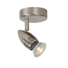 Lucide CARO-LED - přisazené bodové svítidlo - Ø 9 cm - LED - GU10 - 1x5W 2700K - Chrom 13955/05/12