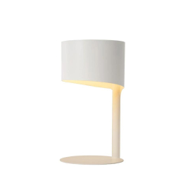 Lucide 45504/01/31 KNULLE lampa stolní E14 H28,5 D15 cm bílá