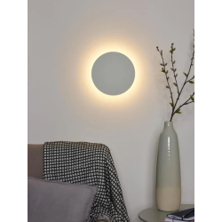 Lucide EKLYPS LED - nástěnné svítidlo - Ø 25 cm - LED - 1x8W 3000K - Bílá 46201/08/31