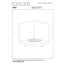 Lucide BODI - stropní svítidlo - Ø 8 cm - GU10 - Bílá 09101/01/31