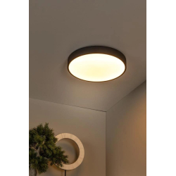 Lucide UNAR stropní LED  svítidlo Ø 39,5 cm 1x24W 2700K černá