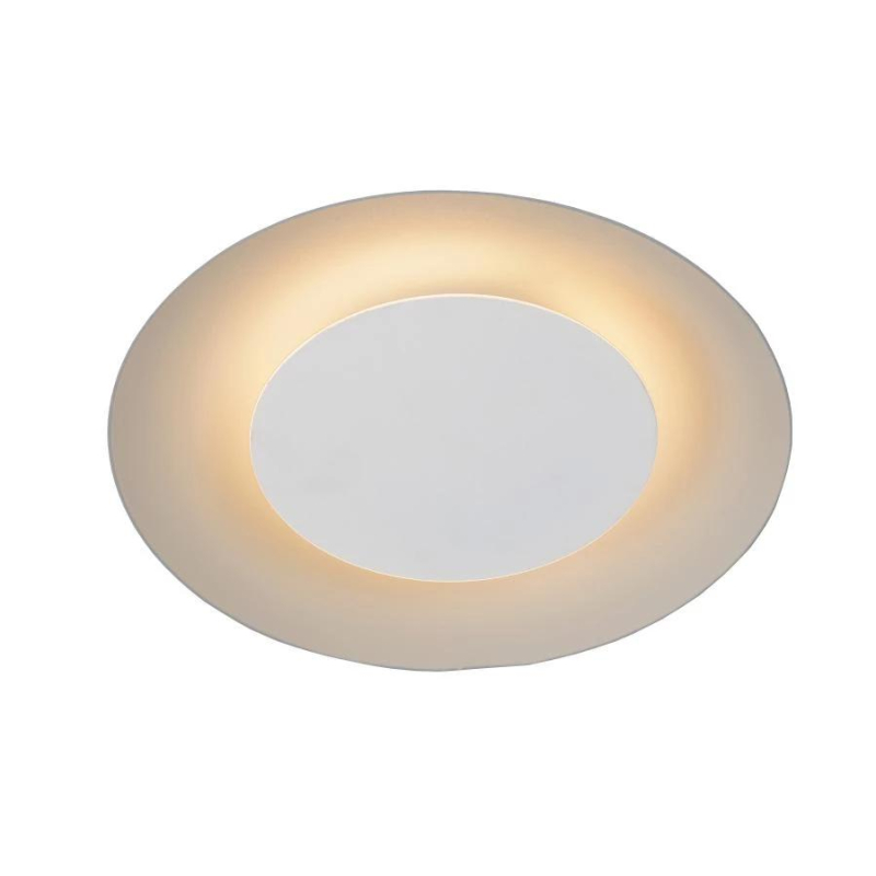 Lucide FOSKAL - zapuštěné stropní svítidlo - Ø 21,5 cm - LED - 1x6W 2700K - Bílá 79177/06/31