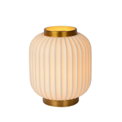 GOSSE Stolní lampa - Ø 19,5 cm - 1xE14 - Bílá