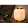 GOSSE Stolní lampa - Ø 19,5 cm - 1xE14 - Bílá