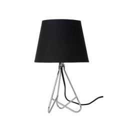 Lucide GITTA - stolní lampa - Ø 17 cm - Chrom 47500/81/11