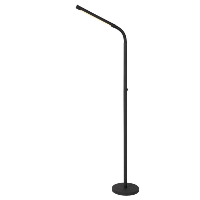 Lucide GILLY dobíjecí stojací čtecí lampa 1x3W 2700K černá