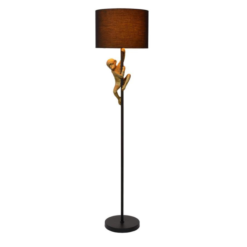 CHIMP stojací lampa E27/60W H150cm černá / zlatá