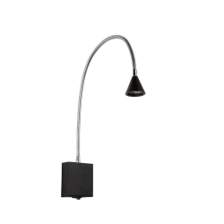 Lucide BUDDY - noční lampa - LED - 1x3W 4000K - Černá 18293/03/30