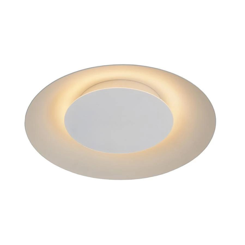 Lucide FOSKAL - stropní svítidlo - Ø 34,5 cm - LED - 1x12W 2700K - Bílá 79177/12/31