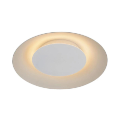 Lucide FOSKAL - stropní svítidlo - Ø 34,5 cm - LED - 1x12W 2700K - Bílá 79177/12/31