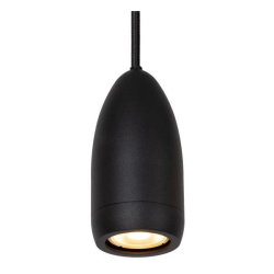 Lucide EVORA - Pendant light - D10 cm - 1xGU10 - Black