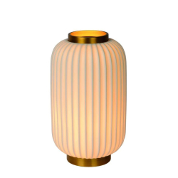 GOSSE Stolní lampa - Ø 19,7 cm - 1xE14 - Bílá